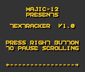 Textracker v1.0 Intro (1989) by Majic 12
