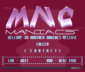 Contact by Maniacs