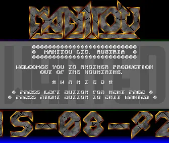 Wanted (1992) by Manitou