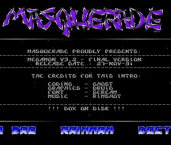 Megamon v3.2 Intro (1991) by Masquerade