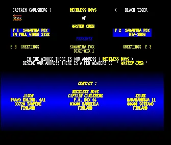 Samantha Fox Digi-Mix 1 (1988) by Master Crew
