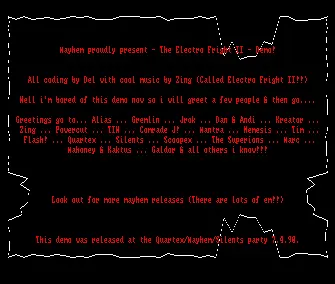 Electro Fright 2 (1990) by Mayhem