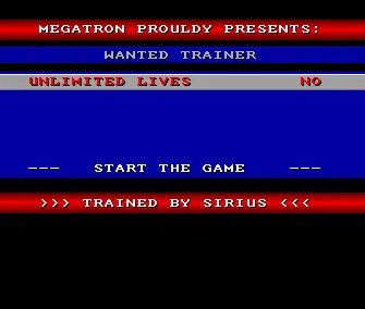 Wanted (1989) by Megatron