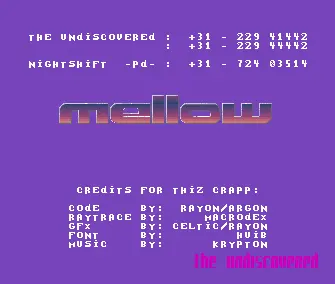 The Undiscovered BBS (1994) by Mellow