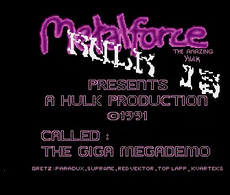 Giga Megademo (1990) by Metalforce