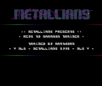Keys of Maramon (1990) by Metallians