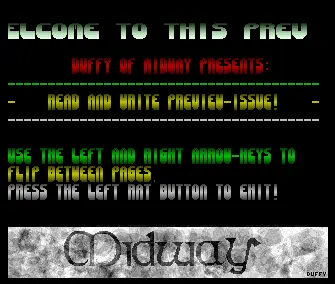 Read and Write Preview 1 (1992) by Midway