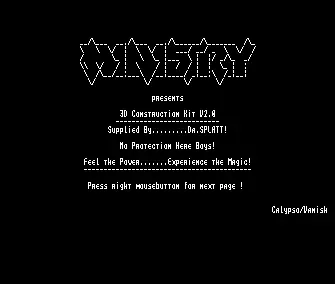 3D Construction Kit v2.0 (1992) by Ministry