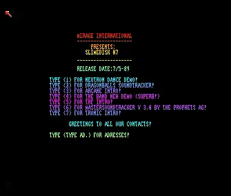 Slimedisk 07 (1989) by Mirage International