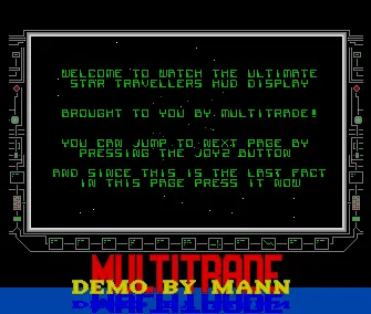 Star Traveller's HUD Display (1988) by Multitrade