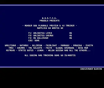 Wonder Dog Preview +3 (1993) by Mystic