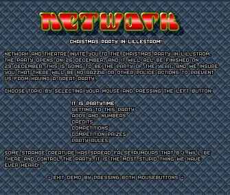 Christmas Party Invitation (1989) by Network