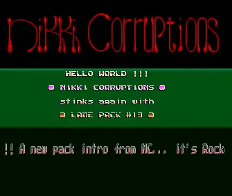 Lame Pack 19 Intro (1991) by Nikki Corruptions