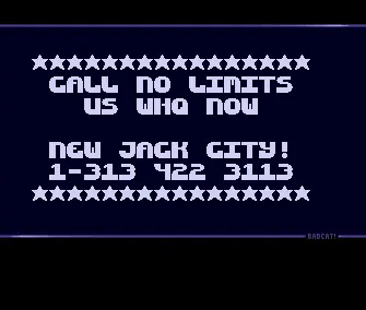 New Jack City BBS Intro (1991) by No Limits