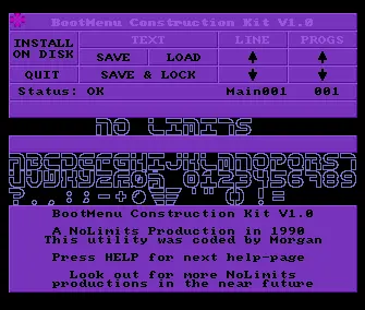 BootMenu Construction Kit v1.0 (1990) by No Limits