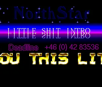 Deadline BBS Intro (1991) by North Star