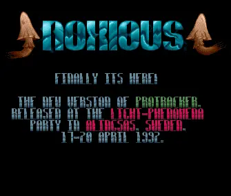 Protracker v2.1a Intro (1992) by Noxious