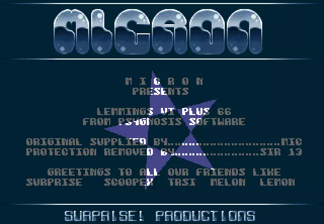 Surprise Productions Intro (1992) by Micron