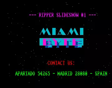 Ripper Slideshow 1 (1988) by Miami Byte