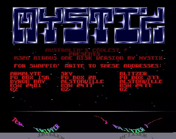 A320 Airbus One Disk (1991) by Mystix