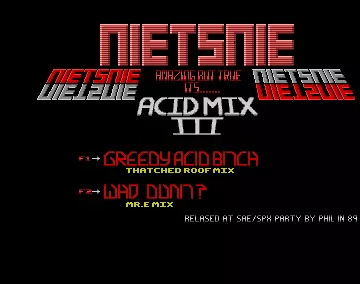 Acid Mix 3 (1989) by Nietsnie