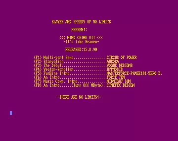 Mind Crime 07 (1990) by No Limits