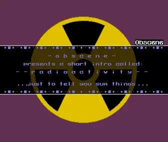 Radioactivity (1993) by Obscene