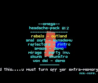 Headache Pack 12 (1991) by Omega