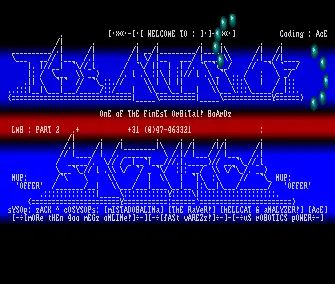 Altar of Sacrifice BBS Intro (1993) by Orbital
