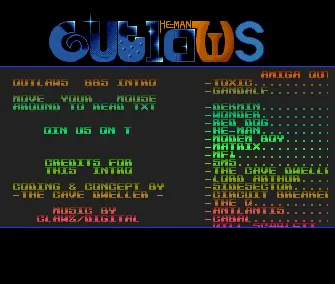BBS Intro (1992) by Outlaws