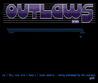 Cracktro 1 (1992) by Outlaws