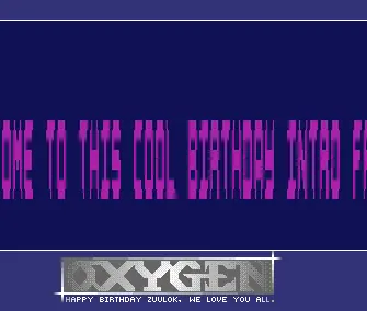 Birthday (1990) by Oxygen