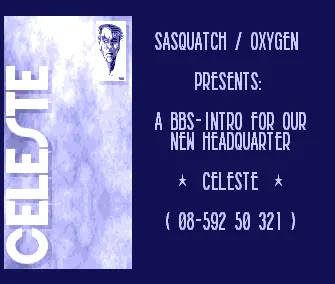 Celeste BBS Intro (1992) by Oxygen