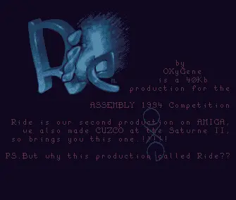 Ride (1994) by Oxygene