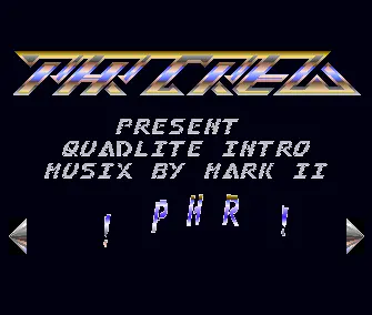 Quadlite Intro (1987) by PHR Crew