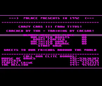 Crazy Cars 3 (1991) by Palace