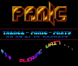 Sine Party Invitation (1990) by Panic