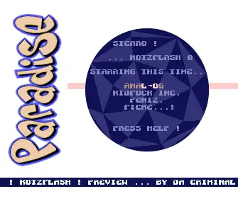 Kotzflash Preview (1991) by Paradise
