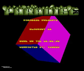 Blackout 02 Intro (1992) by Paradise