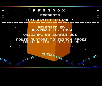 Checkered Flag Rally (1990) by Paradox