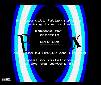 Overlord (1995) by Paradox