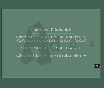 Formula One Challenge V4 (1994) by Paradox