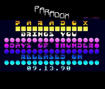 Days Of Thunder (1990) by Paradox