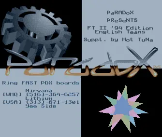 Football Tactician 2 - '94 teams expansions (1994) by Paradox