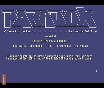 Fantasy Flyer (1994) by Paradox