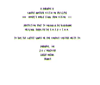Woodys World - final (1993) by Paradox