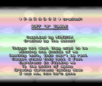 Ruff 'n' Tumble (1994) by Paradox