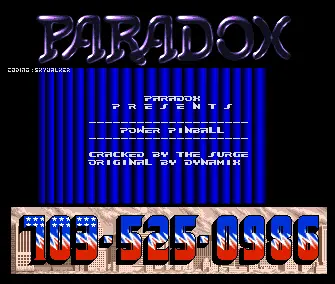 Power Pinball (1990) by Paradox