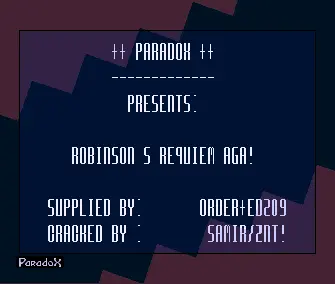 Robinson's Requiem - AGA (1994) by Paradox