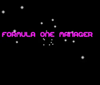 F1 Manager (1988) by Paranoimia